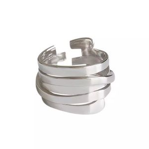 925 Sterling Silver Layered Ring